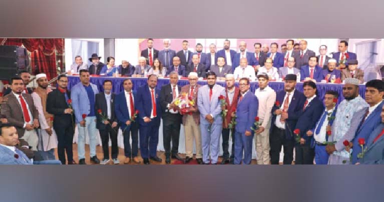 বাংলাদেশ সোসাইটির নবনির্বাচিত কর্মকর্তাদের জালালাবাদ অ্যাসোসিয়েশনের সংবর্ধনা