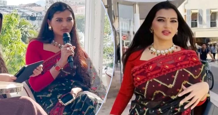 কান উৎসবে নারীর ক্ষমতায়ন নিয়ে কথা বললেন বাংলাদেশের অভিনেত্রী বর্ষা