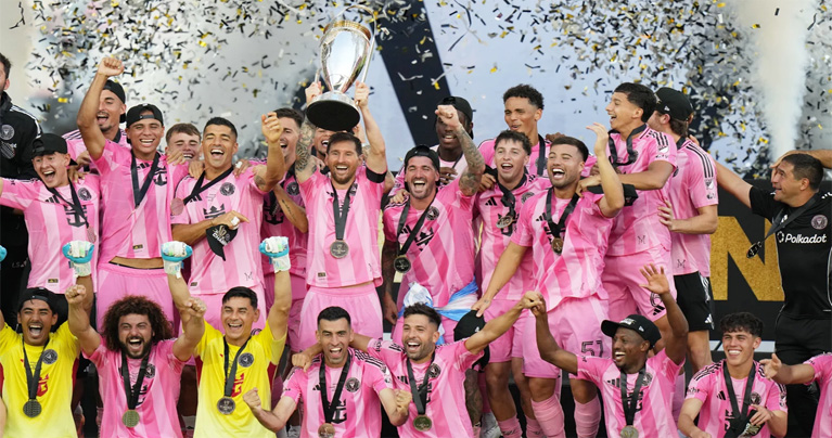 মায়ামিকে সর্বোচ্চ শিরোপা জেতালেন মেসি