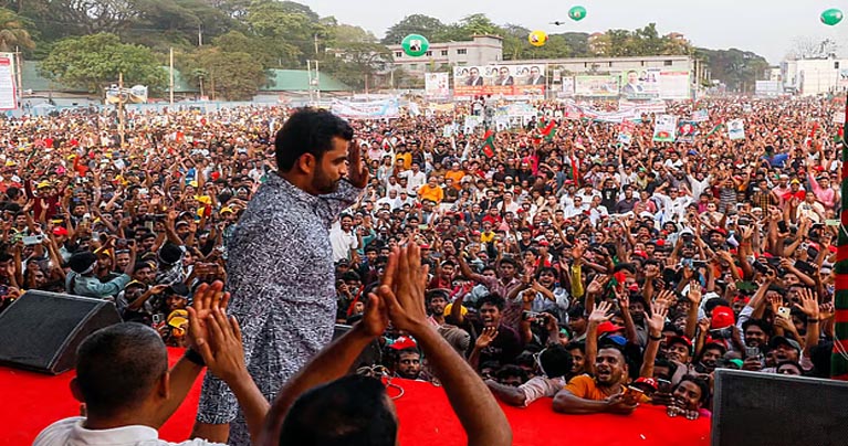 বিএনপির তারুণ্যের সমাবেশে যোগ দিয়ে যা বললেন তামিম