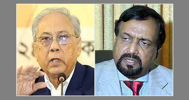 জাতীয় পার্টির চেয়ারম্যান আনিসুল ইসলাম, মহাসচিব রুহুল আমিন