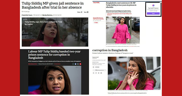 টিউলিপের সাজা নিয়ে যুক্তরাজ্যের সংবাদমাধ্যমগুলো কে কী বলছে