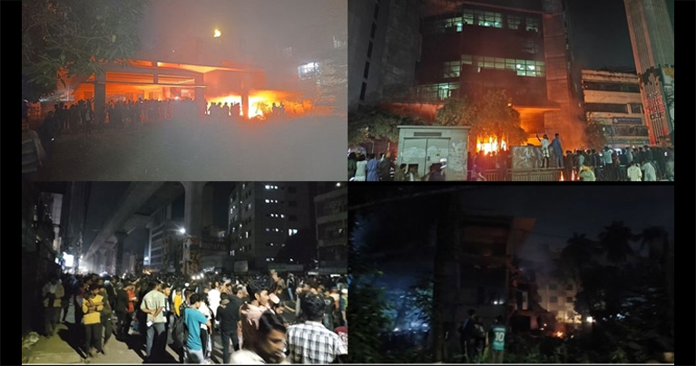 হাদি হত্যার বিচারের দাবিতে উত্তাল দেশ, বিভিন্ন স্থানে ভাঙচুর-অগ্নিসংযোগ