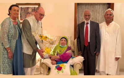 খালেদা জিয়ার সঙ্গে বিদায়ী জার্মান রাষ্ট্রদূতের সাক্ষাৎ