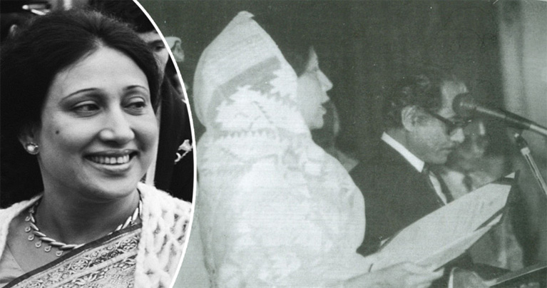 দেশের প্রথম নারী প্রধানমন্ত্রী