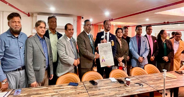 নিউইয়র্ক নিউ হরাইজন লায়ন্স ক্লাবের মাসিক সভা
