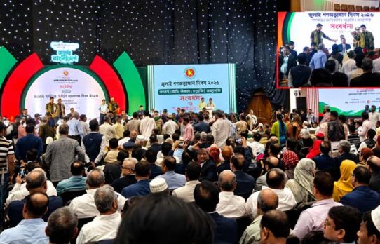 জুলাই গণঅভ্যুত্থান দিবসের অনুষ্ঠানে রাষ্ট্রপতির সামনেই হট্টগোল