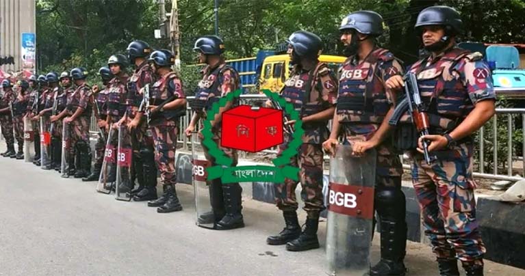 নির্বাচন ঘিরে সারাদেশে কড়া নিরাপত্তা