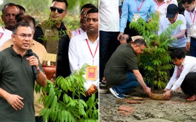বরিশালের গৌরনদীতে জাতীয় বৃক্ষরোপণ কর্মসূচির উদ্বোধন, ৫ বছরে ২৫ কোটি গাছ লাগানোর ঘোষণা প্রধানমন্ত্রীর