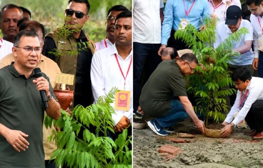 বরিশালের গৌরনদীতে জাতীয় বৃক্ষরোপণ কর্মসূচির উদ্বোধন, ৫ বছরে ২৫ কোটি গাছ লাগানোর ঘোষণা প্রধানমন্ত্রীর