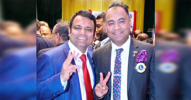 বাংলাদেশি-আমেরিকান লায়ন্স ক্লাবের নির্বাচন : প্রেসিডেন্ট রাসেল সেক্রেটারি তপন