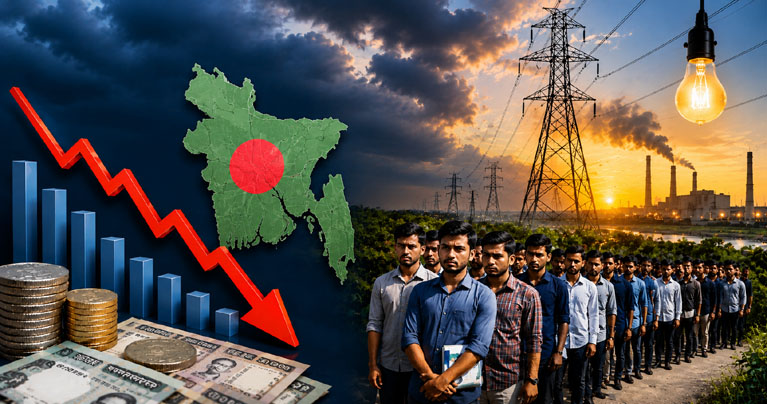 দেশের অর্থনীতিতে অশনিসংকেত