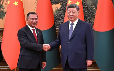 চীনের প্রেসিডেন্টের সঙ্গে প্রধানমন্ত্রী তারেক রহমানের বৈঠক