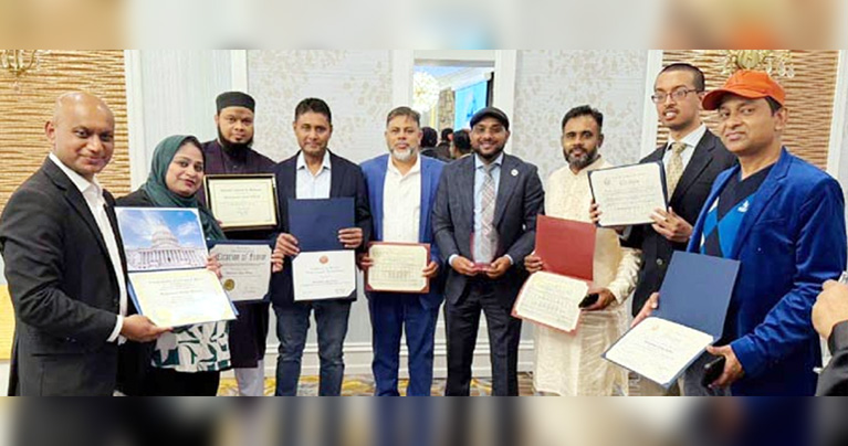 অ্যাওয়ার্ড প্রাপ্তিতে ফখরুল ইসলাম দেলোয়ারকে জ্যামাইকা ফ্রেন্ডস সোসাইটির অভিনন্দন