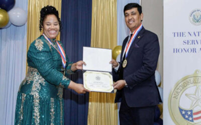নবযুগ সম্পাদক সাগরের প্রেসিডেন্সিয়াল ন্যাশনাল সার্ভিস অনার এওয়ার্ড লাভ