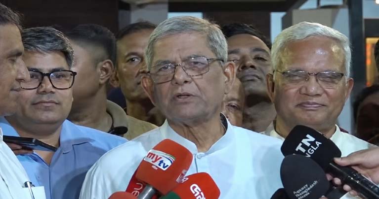 রাষ্ট্রপতি নির্বাচনের দায়িত্ব দলীয় প্রধানমন্ত্রীকে দিয়েছে বিএনপি : মির্জা ফখরুল