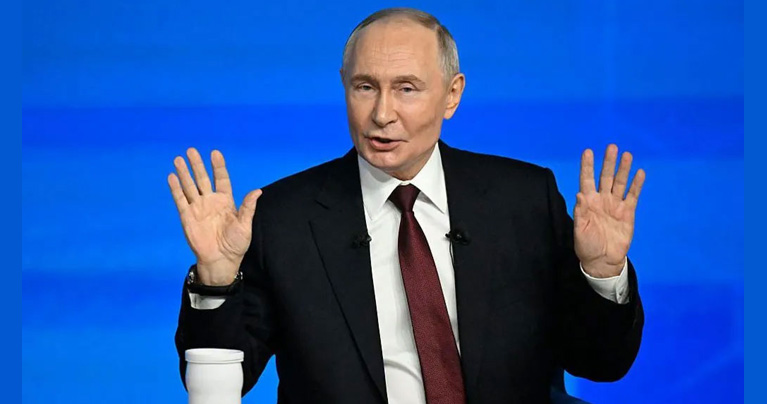 রাশিয়াকে পশ্চিম সম্মান করলে আর যুদ্ধ হবে না : পুতিন