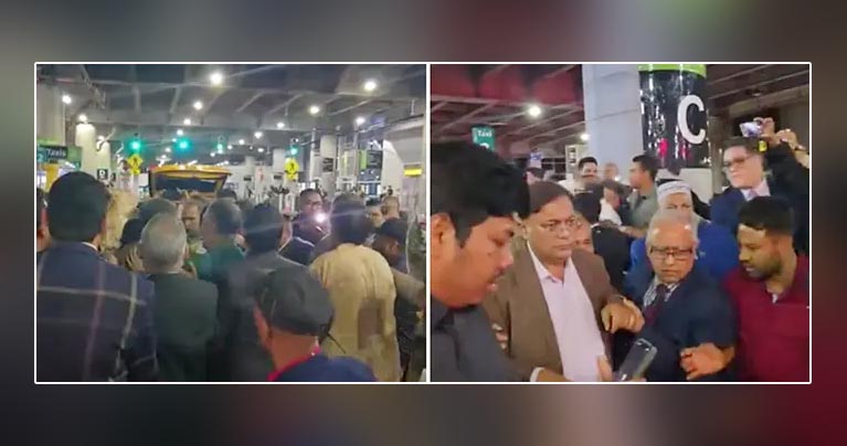 পররাষ্ট্রমন্ত্রীর সামনে নিউ ইয়র্ক বিমানবন্দরে আ. লীগের দুই গ্রুপের মারামারি