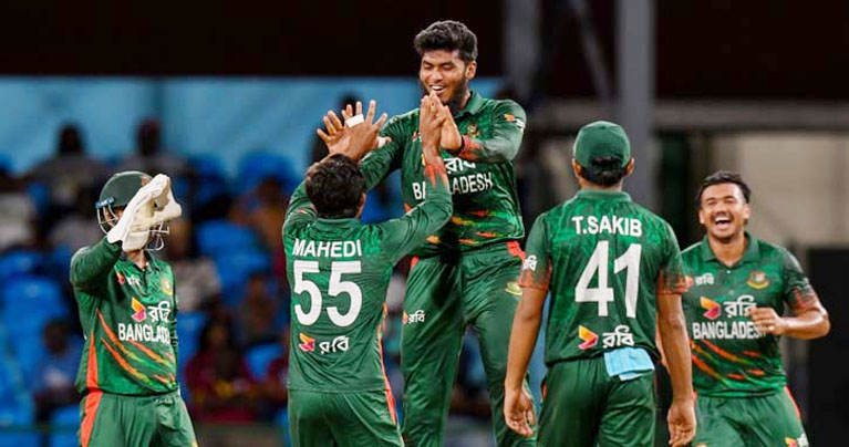 ওয়ানডের শোধ টি-টোয়েন্টিতে নিল বাংলাদেশ, ধবলধোলাই ওয়েস্ট ইন্ডিজ