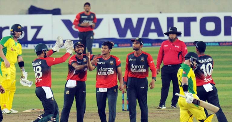 অস্ট্রেলিয়াকে লজ্জায় ডুবিয়ে শেষ ম্যাচ বাংলাদেশের জয়