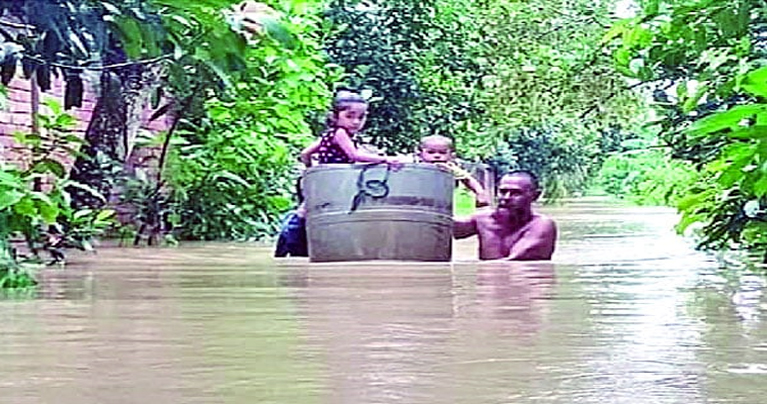 ভয়াবহ বন্যার কবলে দেশের নয় জেলা