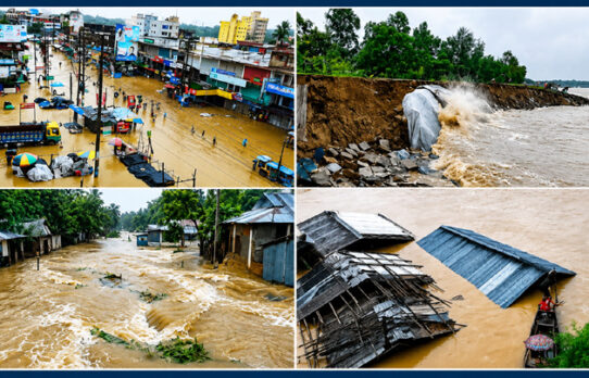 দেশে পাহাড়ধস-বন্যায় মৃতের সংখ্যা ৫৭