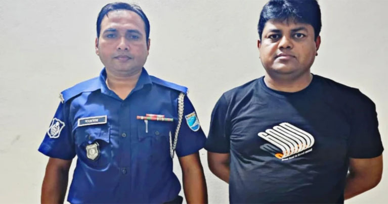কানাডায় পালানোর সময় যুবলীগ নেতা গ্রেপ্তার