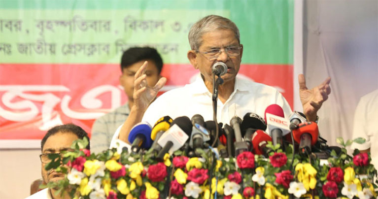 গণহত্যাকারী হাসিনা ও আ. লীগের কোনো ক্ষমা নেই : মির্জা ফখরুল