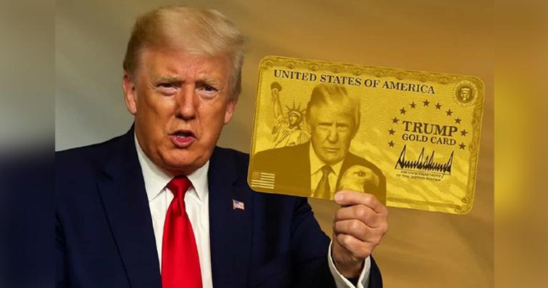 ট্রাম্পের ‘গোল্ড কার্ড’ চালু, বিপুল অর্থে মিলবে নাগরিকত্ব