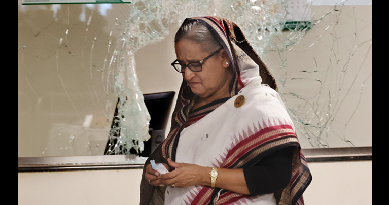 শেখ হাসিনাকে ৬ মাসের কারাদণ্ড