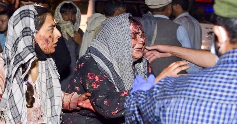 কাবুলে হামলার ঘটনায় নিহতের সংখ্যা ১০০ ছাড়াল