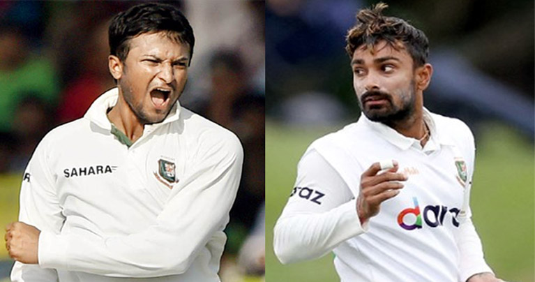 বাংলাদেশ টেস্ট দলের অধিনায়ক সাকিব, সহ-অধিনায়ক লিটন