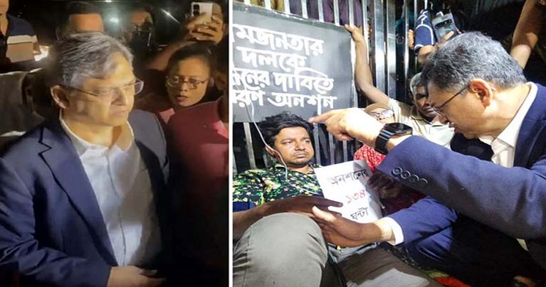 ১৩৪ ঘণ্টা পর অনশন ভাঙলেন তারেক, নেয়া হলো হাসপাতালে