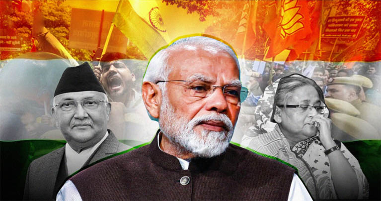 নেপাল-বাংলাদেশের পরিণতিতে ভীত ভারত