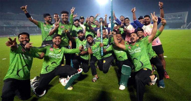 নাসিরের দুর্দান্ত পারফরম্যান্সে রংপুর চ্যাম্পিয়ন