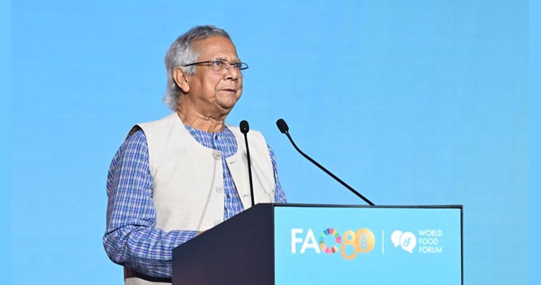 ক্ষুধামুক্ত বিশ্ব গঠনে ছয় দফা প্রস্তাব প্রধান উপদেষ্টার