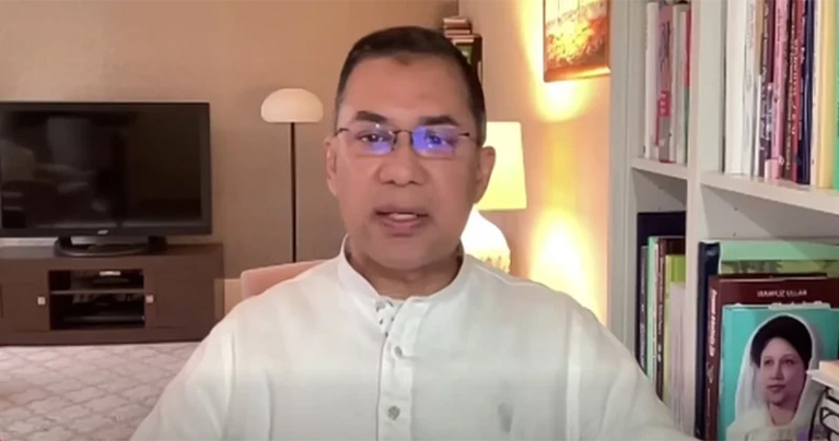 দৃঢ় কণ্ঠে বলতে চাই, নির্বাচন নির্ধারিত সময়েই হবে : তারেক রহমান