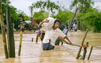 বাংলাদেশে দুর্যোগে বাস্তুচ্যুত ২৪ লাখ মানুষ