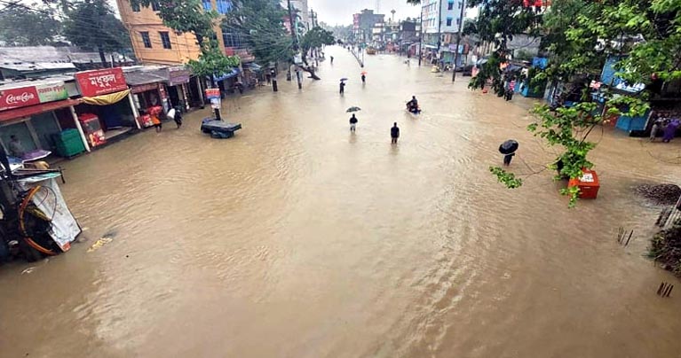 সিলেটে বন্যা পরিস্থিতির অবনতি