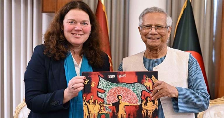 ফ্যাসিস্ট আ.লীগের তিনটি ‘কারচুপির নির্বাচনে’ ভোট দিতে পারেনি জনগণ : ডাচ মন্ত্রীকে প্রধান উপদেষ্টা