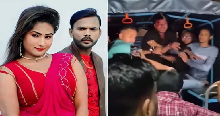 হিরো আলমের স্ত্রী রিয়া মনি ও ম্যাক্স অভিকে গণধোলাই দিয়ে পুলিশে দিল এলাকাবাসী