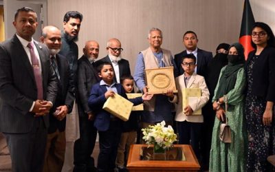 নিউইয়র্কে বন্দুকধারীর হামলায় নিহত পুলিশ দিদারুলের পরিবারের সঙ্গে প্রধান উপদেষ্টা সাক্ষাৎ