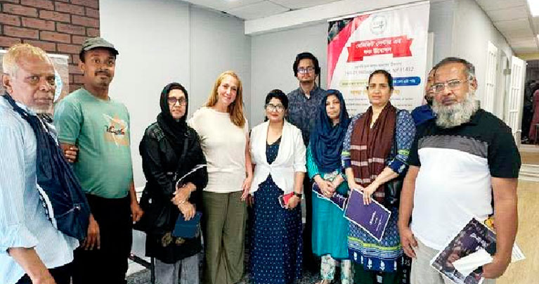 ওপিডব্লিউডিডি’কমিশনারের অটিজম সোসাইটি অফিস পরিদর্শন