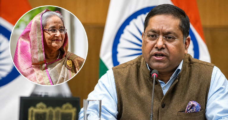 ভারত শেখ হাসিনাকে প্রত্যর্পণের অনুরোধ পরীক্ষা করে দেখছে : জয়সওয়াল