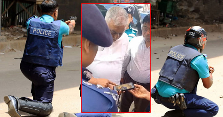 গুলি করি মরে একটা…বাকিডি যায় না স্যার : সাবেক স্বরাষ্ট্রমন্ত্রীকে পুলিশ সদস্য