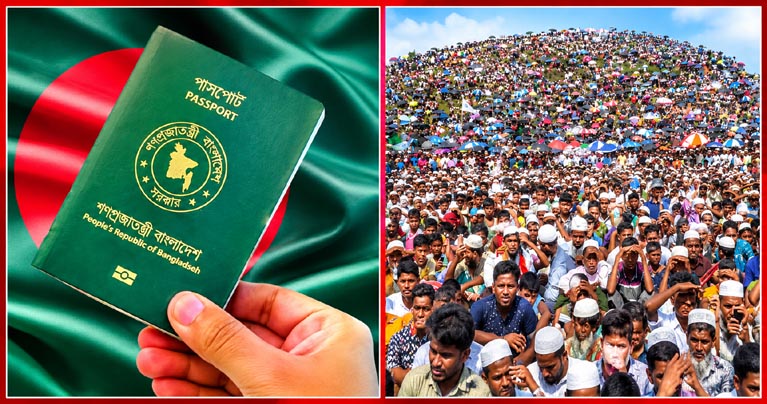 বাংলাদেশি পাসপোর্ট ব্যবহার করে বিদেশমুখী রোহিঙ্গারা