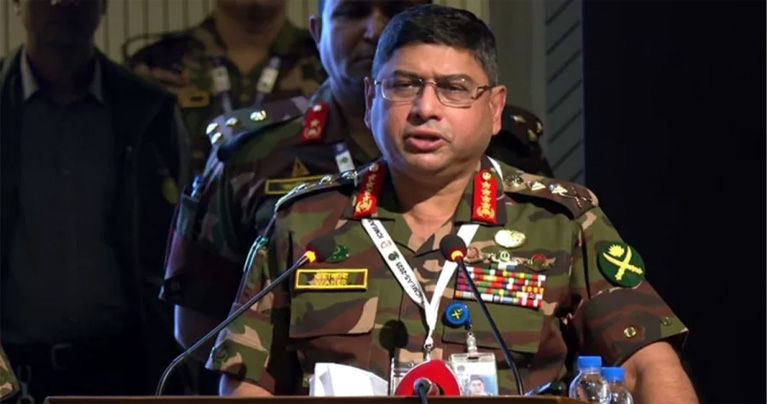 মানবিক ও ভালো মানুষ না হলে দেশের উন্নতি সম্ভব না : সেনাপ্রধান