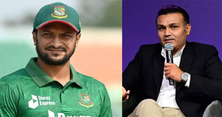সাকিবকে অবসর নিতে আবারও বললেন শেবাগ