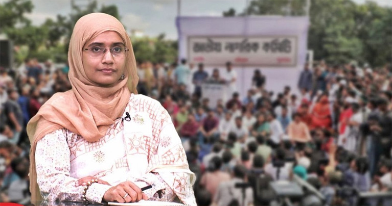 মেয়েদের পলিটিকসে ‘অনিরাপদ’ দেখানো হচ্ছে : সামান্তা শারমিন