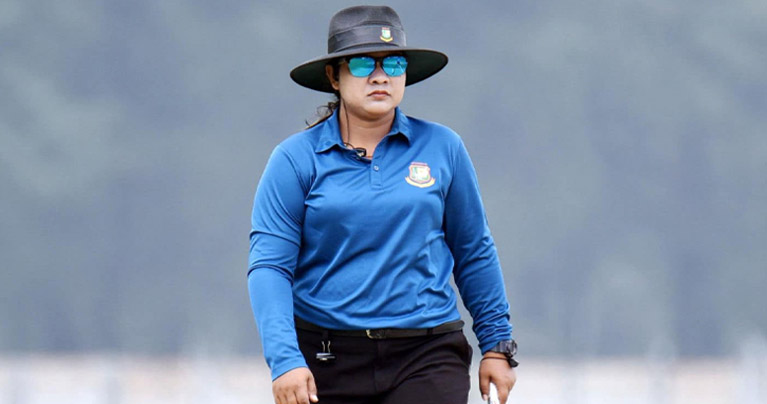 এশিয়া কাপে প্রথম বাংলাদেশি নারী আম্পায়ার জাকির জেসি